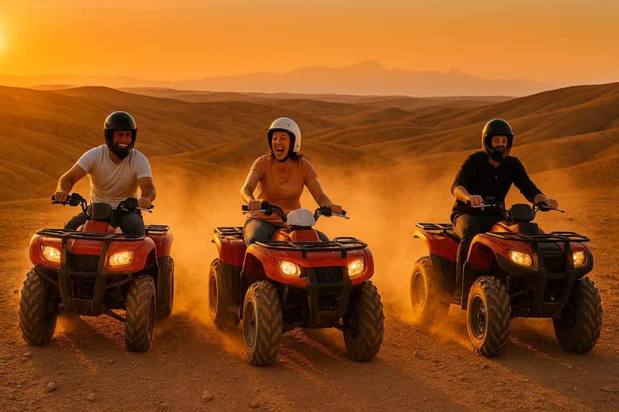 package: Agafay dinner, Sunset, show , Quad or Camel Ride - Camel Ride: The Slower Side of the Desert Mood