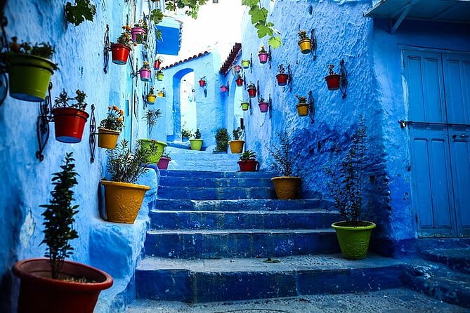 Private 6-Days Tour from Casablanca to Chefchaouen -Fes-Merzouga and Marrakech - Day 2: Chefchaouen medina time, then a long drive to Fez