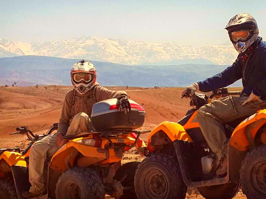 Private Agafay Desert Quad Biking Adventure from Marrakech - From pickup to Agafay: what the van ride gives you