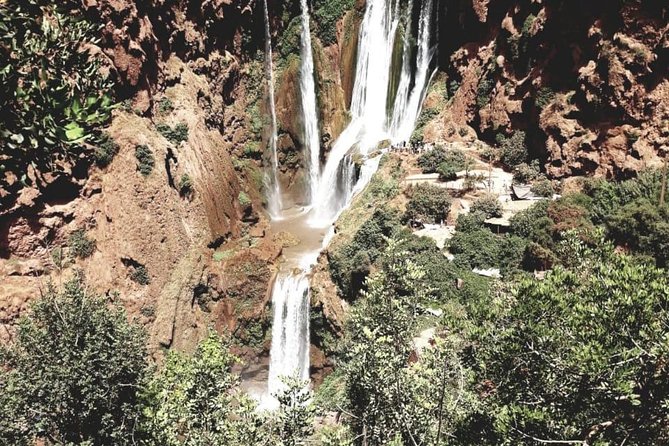 Private day trip to ouzoud waterfall from Marrakech - Stop 1: Riad Cascades d’Ouzoud and getting ready for the walk