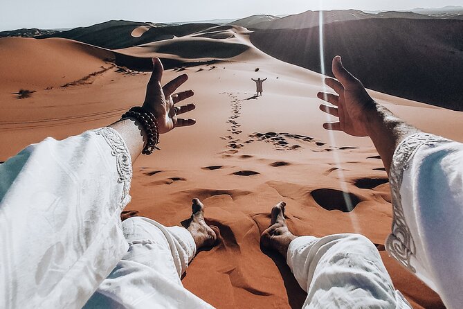 Private Desert Odyssey: Marrakech to Merzouga 3-Day Adventure - Desert camp night: dinner under the stars and the sandboarding moment