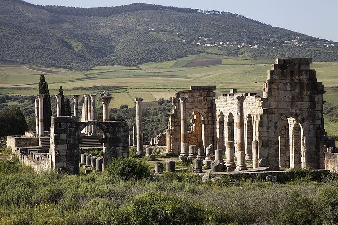 Private Excursion to Volubilis Meknes and Moulay Idriss from Fez - Bab Mansour Gate and El Heri es-Souani: Imperial Meknes in One Visit