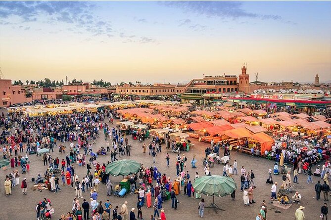 Private Full Day Sightseeing Marrakech Tour by Car - Jemaa el-Fnaa at night: Morocco’s street stage after dusk