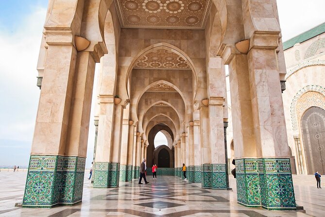 Private Guided Tour of Casablanca Including Mosque Entrance - Habous and Muhammad V Square: royal-area feel and pigeons everywhere