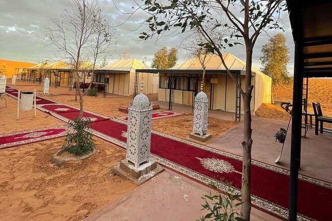 Private Luxury Tents ,Camel ride and Sandboard in Merzouga Desert - Luxury private tents with toilets and showers