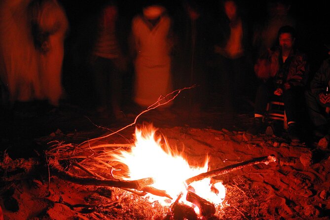 private morocco desert tours - Erg Chebbi at night: what two included dinners and lodging really mean
