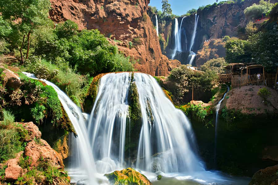 Privet Full Day Trip to Ouzoud Waterfalls - Entering Ouzoud: a guided walk with olive trees and monkeys
