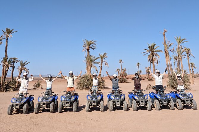Quad Bike and Camel Ride in Marrakech - Camel ride between palm trees and Atlas Mountain valleys