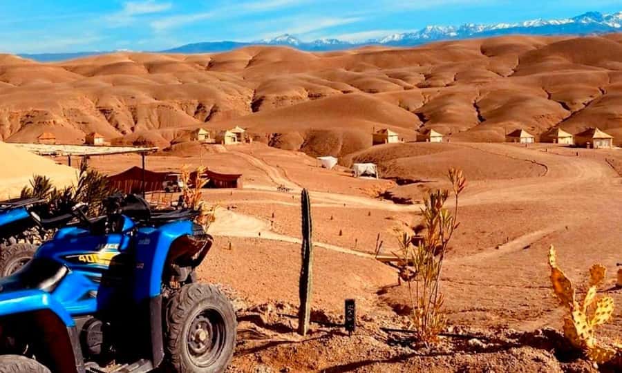 Quad bike and Lunch & Pool in Desert Marrakech Agafay - Quad Biking Through Rugged Agafay Terrain: Where the Fun Lives