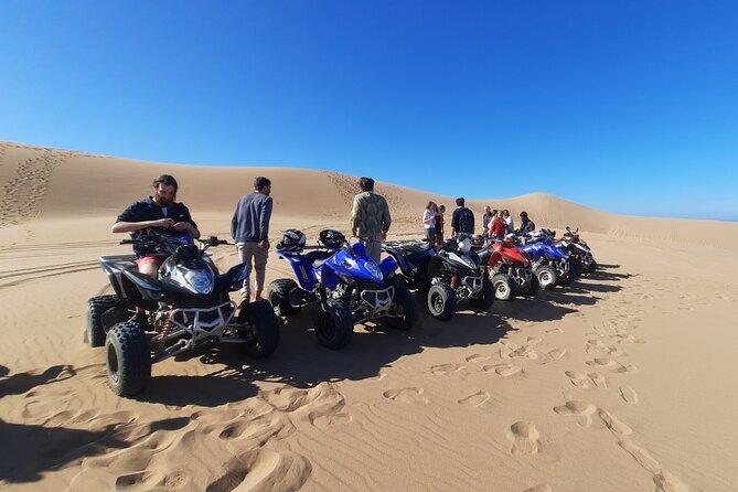 Quad Bike and Sandboarding on Sand Dunes Wild Beach - Sandboarding on Agadir’s dunes: fast fun, with some physical reality