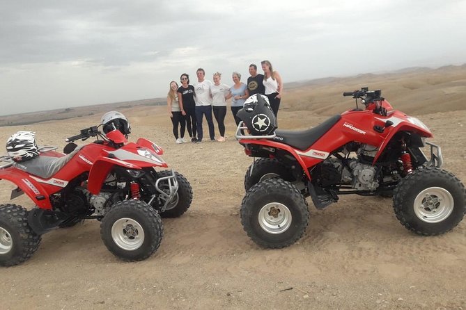 Quad Bike at Agafay-Extreme ATV adventure from Marrakech - At the ATV camp: instructions, a free test ride, and getting comfortable fast