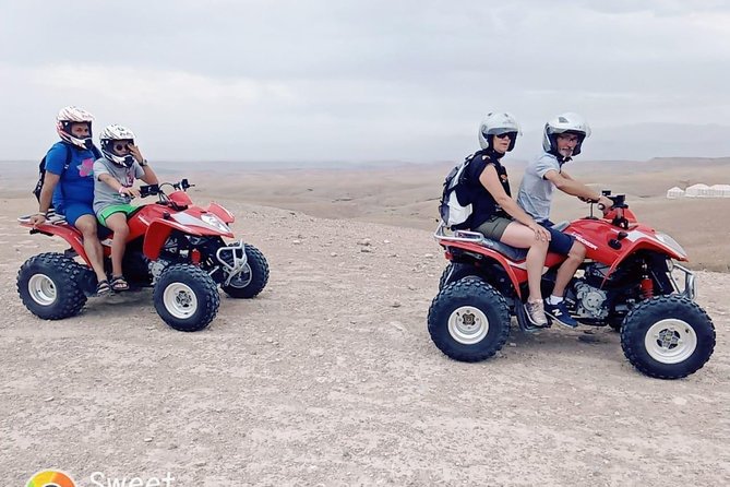 Quad bike & Camel ride Agafay & dinner at Chouf L’Or Restaurant - Quad Bike Time: Rocky Fun, Real Control, Some Dust