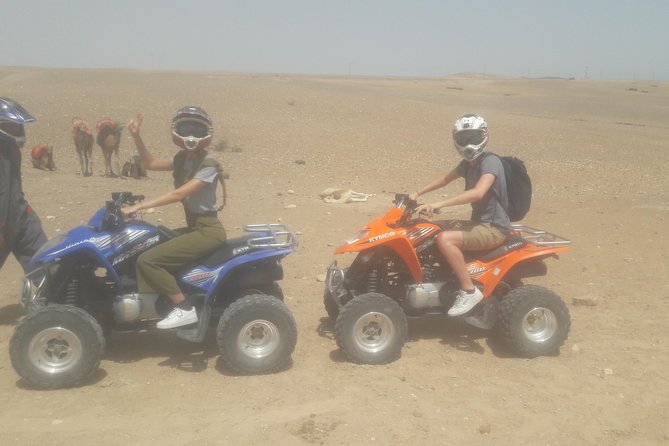Quad Biking & camel ride Agafay desert with Lunch or dinner - Quad Biking Across the Plateau: Fun You Can Start Immediately