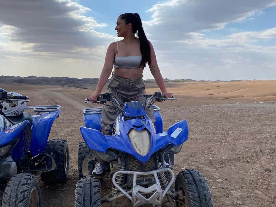 Quad biking, Camel ride, dinner & show at Agafay desert - Quad Biking on Agafay’s Rocky Terrain (Your 1-Hour Adrenaline Window)