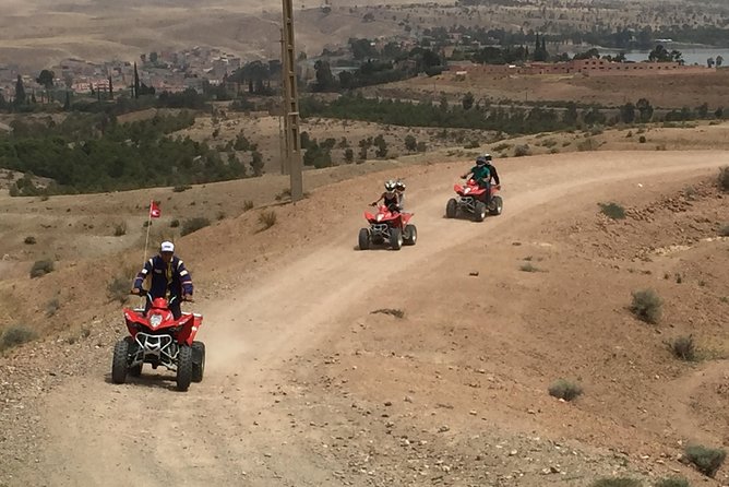 Quad biking excursion in The Desert Of Agafay & Lalla takerkoust - Agafay + Lalla Takerkoust is a smart ATV combo