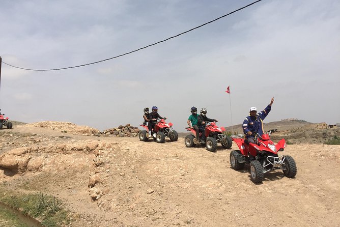 Quad biking excursion in The Desert Of Agafay & Lalla takerkoust - What to wear and bring (dust and sun are real)