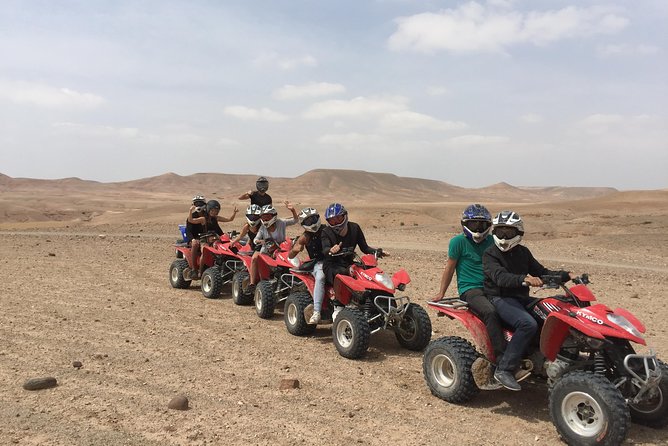 Quad biking excursion in The Desert Of Agafay & Lalla takerkoust - Group size: small enough for control
