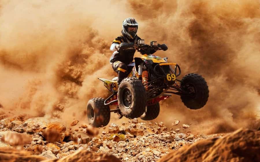 Quad biking in Agafay Desert with lunch & Camel Ride & pool - Lunch in the Berber camp: tajine, salad, bread, and fruit