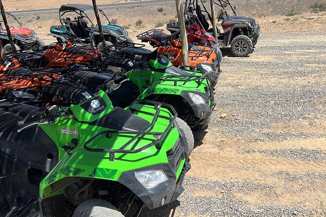 Quad biking in the Agafay Desert - Riding a Circuit Through Agafay With Photo Stops