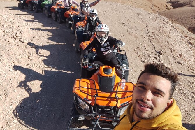 Quad biking in the Agafay Desert - Getting From Marrakech With an Air-Conditioned Ride