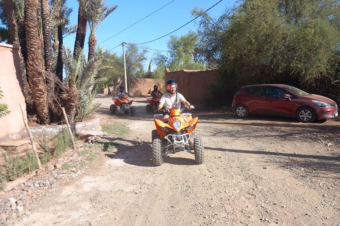 QUAD Palmeraie desert - Stop 1: Marrakech to Safi Area Ride Through Palms, Rocks, and Village Pass-By Views