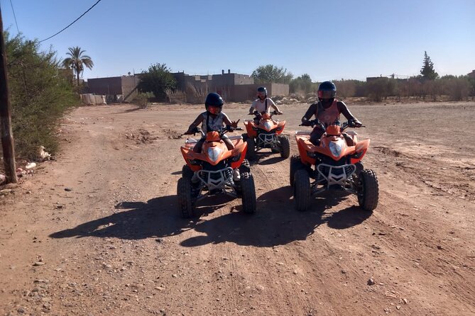 QUAD Palmeraie desert - The Finish: Tea Break and Pool Time (When That’s Part of Your Slot)