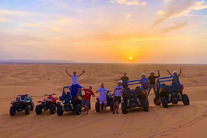 Quad Riding in Sand Dunes Merzouga Erg Chebbi Desert - Safety first: training, helmets, and guides who set the tone