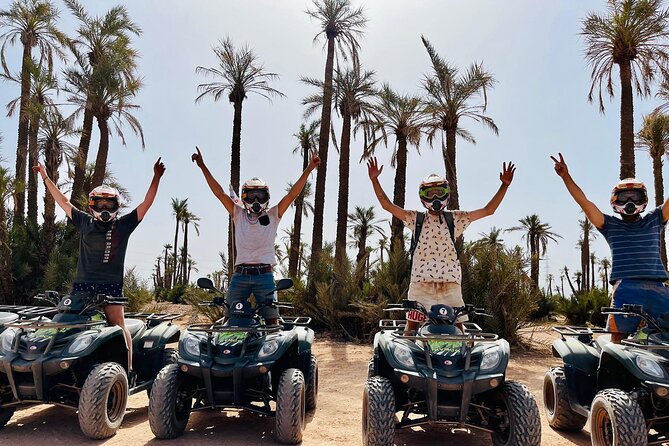 Quad tour in the palm grove desert - Group size and pacing: how it feels with up to 10 riders