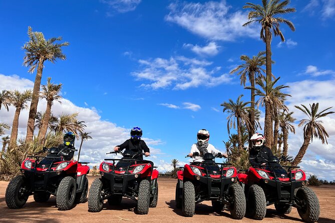Quad tour to La Palmeraie de Marrakech - Meet the guides and see why safety feels real