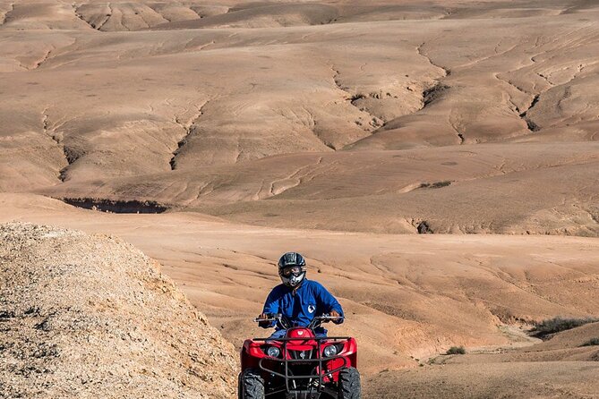 Romantic Dinner with Camel ride and quad bike in Agafay Desert - Quad Bike on the Agafay Stone Desert Track: Adrenaline Included