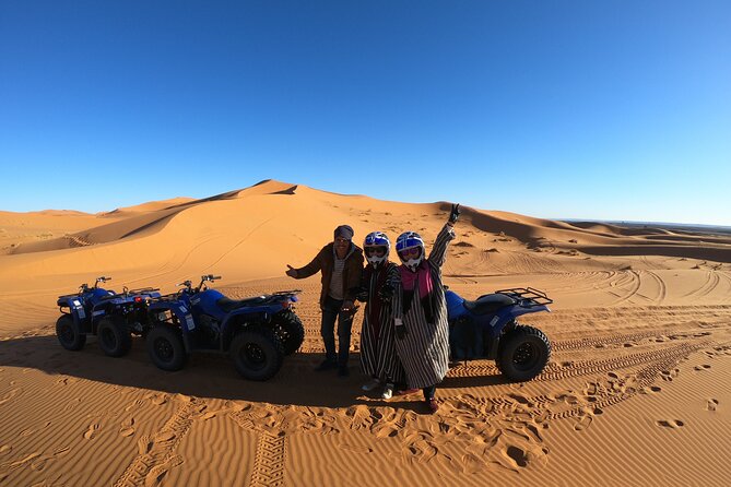 Sahara ATV Quad & buggy in Merzouga Desert & Sandboarding - The desert details that affect your comfort (and your photos)