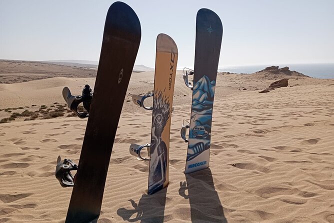 Sandboarding adventure and painted village 1/2 day from Agadir or Taghazout - Sandboarding by the Atlantic: why this feels special