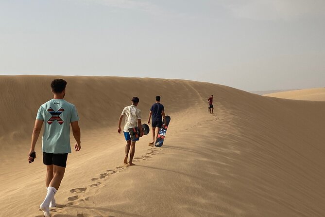 Sandboarding ( Sand Surfing ) in Agadir - Pickup from Agadir to the Tamri route: what the ride is like