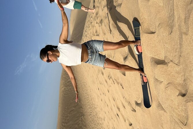 Sandboarding with Panoramic Views of the ocean and Agadir Desert - Equipment and first instruction: how the guide sets you up for success