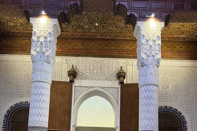 Secret Garden , Dar El Bacha Or Ben Youssef School & Souks - Jemaa el-Fnaa and Rahba Kedima: history and spice in the open air