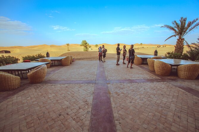 Shared Group Desert Tour Fes To Marrakech Via Merzouga 3 Days - Desert Camp Night: Dinner Under the Sky and a Berber Fire Pit Show