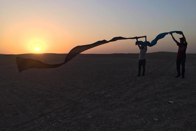 Sunset camel ride Agafay desert Marrakech - Water and Small Comforts That Make a Desert Tour Easier