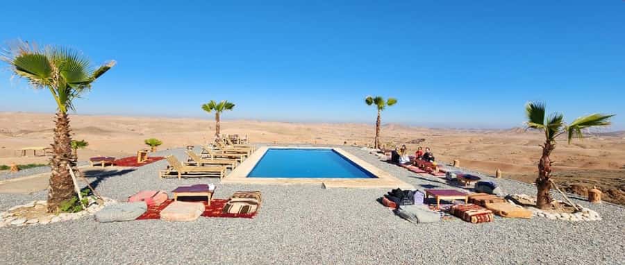 Sunset Camel Ride in Agafay Desert with dinner and pool - The 4-Hour Schedule: Pickup to Pool to Dinner Under a Tent