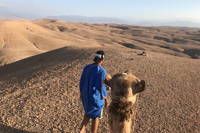 Sunset Camel Ride in the AGAFAY DESERT trip from Marrakech - Touareg Robes and the Cheich: Dress Like You Mean It