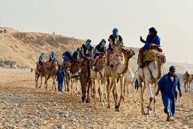 Sunset Camel Ride tour with Barbecue dinner in the beach - The Beach Barbecue Dinner: Moroccan Salad, BBQ, Mint Tea, and Evening Atmosphere