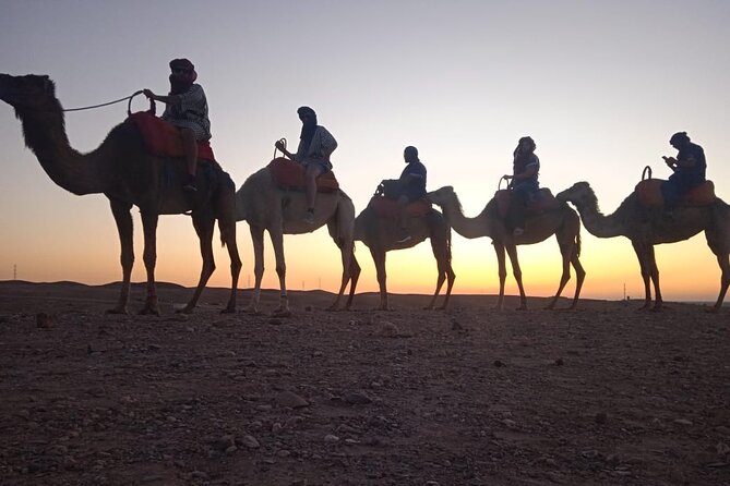 Sunset Dinner & Camel Ride in Agafay desert - Hotel pickup and getting to the ride base