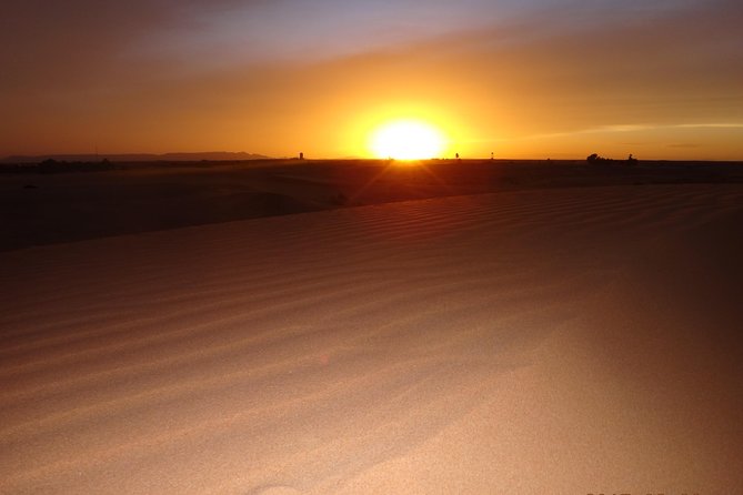 Sunset in Merzouga Sahara Desert & Camel Ride Erg Chebbi Dunes - Sandboarding Included: A Fun Bonus When the Light Is Right