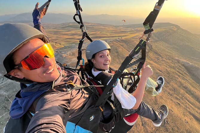 Sunset Paragliding in Agafay – Tandem Flight from Marrakech” - Agafay Sunset Tandem Paragliding: The real appeal is the glide