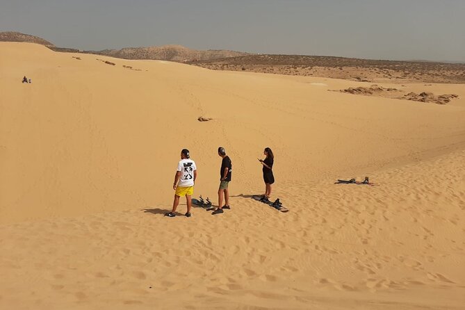 SUNSET Sandbording in AGADIR - Dune Bashing Session: Fun Speed on the Way to Slower Sliding