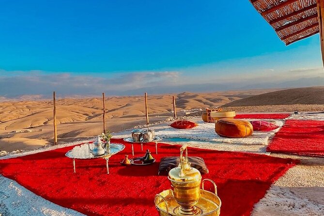 Sunset views with dinner show and came ride tour - The camel ride in Agafay: gentle, rocky, and perfectly timed