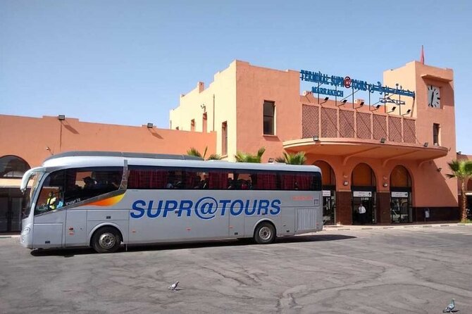 Supratours Marrakech to Agadir Moroccan Bus tickets - Where you start in Marrakech and where you land in Agadir