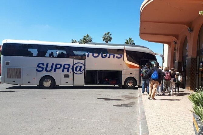 Supratours Marrakech to Agadir Moroccan Bus tickets - Luggage rules and the 10 dirhams-per-piece reality
