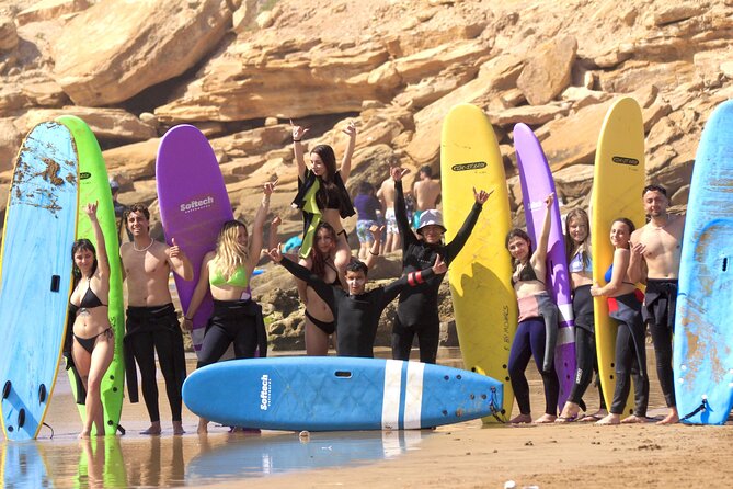 Surf Lessons in Taghazout Ride the Waves with Expert Instructors - Price and value: $30.05 for a board, wetsuit, and 2 hours