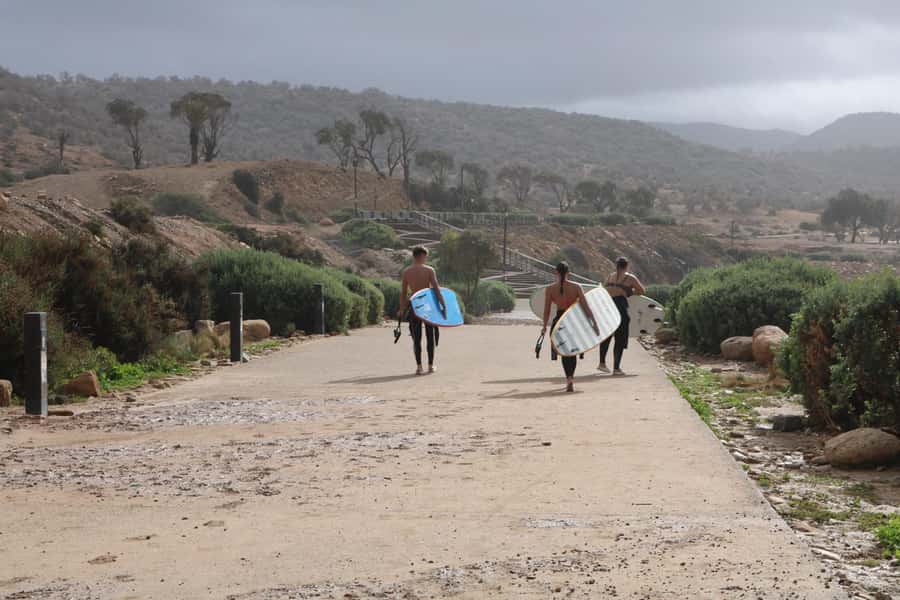 Surf Lessons with Local instructor - What the Instructors Do Differently (Mohammed, Abdellah, Jamal)