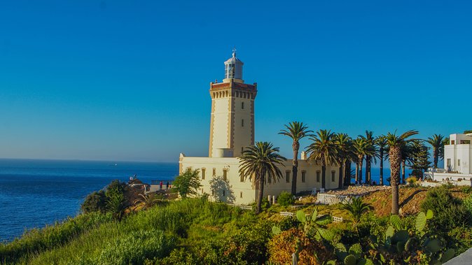 Tangier City Tour Bus Hop On - Hop Off - Route 2: Socco Alto, Cape Spartel, and Hercules Caves by bus